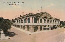 Postcard Convention Hall 13th & Central St Kansas City MO picture