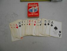 VINTAGE SET STREAMLINE NO. 7 GIANT FACE POKER PLAYING CARDS COMPLETE NO JOKERS picture