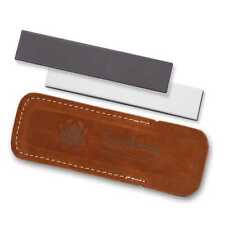 SPYDERCO Double Stuff Sharpening Pocket Stone with Leather Sheath (303MF) picture