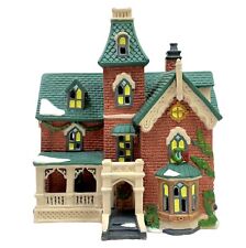 Vtg DICKENS COLLECTABLES  Towne Series Church 1998 Light Works 8x9x6