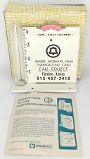 Southwestern Bell Rain Gauge Recorder & Box Morco Vintage Telephone Advertising picture