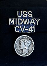 USS MIDWAY CV-41 PIN - U.S. NAVY - NEW -  picture