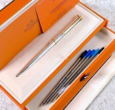 Vintage Hermes Allegro Ballpoint Pen & Mechanical Pencil 2WAY SV925 With Box picture