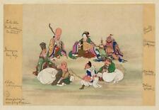 Shichifukujin,Seven Gods of Good Luck,c1878,Daikokuten,Bishamonten,Fukurokuju picture