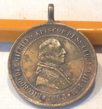 50 Year Commemorative Medallion ”Episcopal Celebration”. Pope Leone XIII •1893 picture