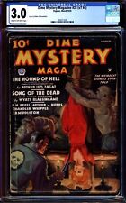 Dime Mystery Magazine Pulp 28 (V7 #4) CGC 3.0 torture bondage horror 1935 picture