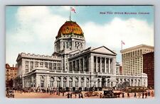 Chicago, IL-Illinois, New Post Office Building Antique c1913, Vintage Postcard picture