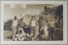 Antique Photograph 1st Marine Air Wing Haiti 1925 Handsome Young Men Group Photo picture
