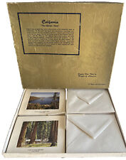 7 Vtg California “The Golden State”Original Color Notes By Bright Of America picture