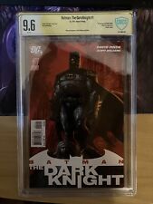 Batman The Dark Knight #1 CBCS 9.6 Signed David Finch (2nd Print) (RARE HTF) picture