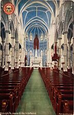 Pittsburgh St Pauls Cathedral Interior Antique Pennsylvania Postcard c1910 picture