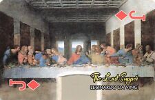 Famous Painting The LAST SUPPER by LEONARDO DA VINCI Single Playing Card picture