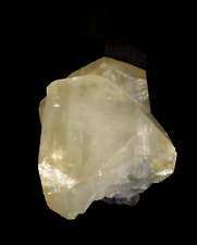 128g Natural Light Yellow Mercedes Calcite Crystal Cluster Mineral Specimen picture