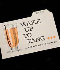 Vintage 1950s Tang Drink Mix Recipe Booklet Advertising W/ Ann Sothern  picture