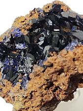 Azurite Crystals on Matrix, Morocco (124 grams) picture