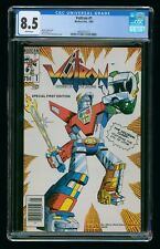 VOLTRON #1 (1985) CGC 8.5 NEWSSTAND EDITION WHITE PAGES picture