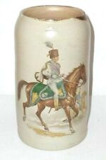 Age Reservist Jug Hussars Regiment? Cossacks Tab Beer Mug Horse Stone Wk picture