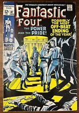 Fantastic Four #87 FN/VF 7.0 Jack Kirby DOCTOR DOOM Crystal 1969 12c SILVER AGE picture