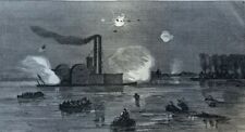 1866 Charles Ellet Naval Steam Rams Civil War Navy illustrated picture