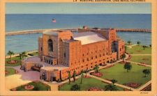 Postcard - Municipal Auditorium, Long Beach, California  Linen 0183 picture