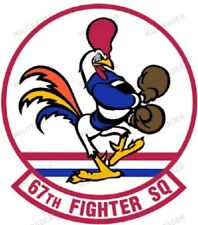 USAF 67th Fighter Squadron Self-adhesive Vinyl Decal picture