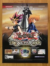 2003 Yu-Gi-Oh The Sacred Cards GBA Vintage Print Ad/Poster Official Promo Art picture