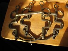 2 Horse Bridle Bits Hinge , Army Artillery Cavalry 2lbs 13oz each picture