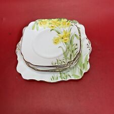 Vintage Golden Gleam Royal Standard Fine China Plate with Yellow Daffodils Lot 7 picture