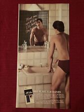 Bill Blass for Hanes Underwear Gay Interest 1986 Print Ad - Great to Frame picture