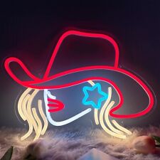 Cowgirl Neon LED Light Sign 15