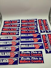 Vintage George Wallace Bumper Stickers (22) Political, Alabama Lot picture