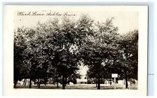 1912 Park Scene Ackley Iowa IA RPPC Photo Posted Antique Durand IL Postcard picture