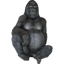Lifesize African Silverback Gorilla Wildlife Display Prop Animal Statue picture