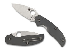 Spyderco Knives Sage 1 Liner Lock Cool Gray G10 PlainEdge Maxamet Steel C123GPGY picture