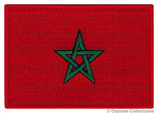 MOROCCO FLAG PATCH MOROCCAN KINGDOM EMBLEM applique embroidered iron-on RABAT picture