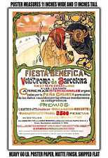 11x17 POSTER - 1898 Beneficent Festival Velodrome of Barcelona picture