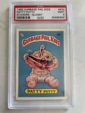 1985 Garbage Pail Kids Series 2 Patty Putty 42a PSA 9 Mint GPK OS2 Glossy Sneak picture