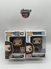 2x Funko Pop Aquaman #199 #243 2017 2018 Summer Fall Convention Exclusive NEW picture
