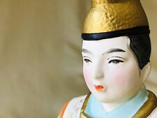 Y4286 NINGYO Hakata doll figure figurine box Japan antique statue vintage picture