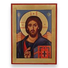 Christ Pantocrator (Sinai) Icon - Premium Handmade Greek Orthodox Byzantine Icon picture