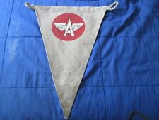 ORIGINAL 1950-60'S FLYING 'A'  GASOLINE SERVICE PENNET  FLAG A picture