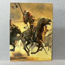 Mort Kunstler Wild West Art Native American Horse Promo Card 1996  picture