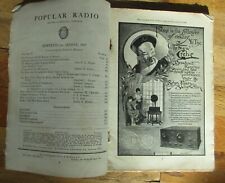 POPULAR RADIO Aug 1923 Antique Magazine picture