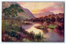 c1910 The Leny Through The Trossachs England Antique Oilette Tuck Art Postcard picture