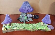 1990s Purple Coral Mushroom Lamp Adam’s Apple Mystical Creation Rare PLEASE READ picture