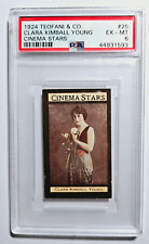 1924 TEOFANI CINEMA STARS #25 CLARA KIMBALL YOUNG PSA 6 POP 1 HIGHEST GRADED picture