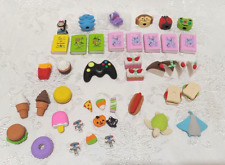 Vintage Erasers Dr. Suess Food 40+ pieces picture
