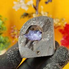 65g Natural color Amethyst geode stone Healing Crystals Minerals Stillbite  picture