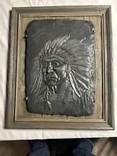Vintage Native Artwork 1994 Red cloud 19x23inches picture