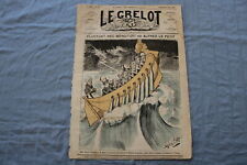 1873 APRIL 20 LE GRELOT NEWSPAPER - FLUCTUAT NEC MERGITUR - FRENCH - NP 8620 picture